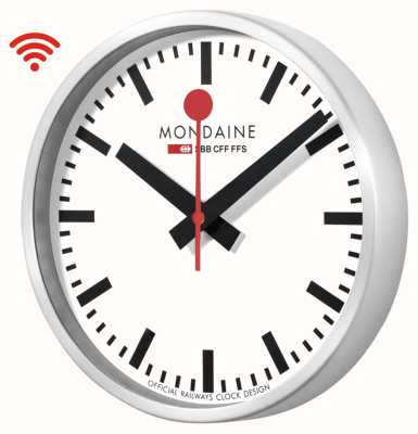 Mondaine Wi-Fi настенные часы stop2go (25см) MSM.25S11