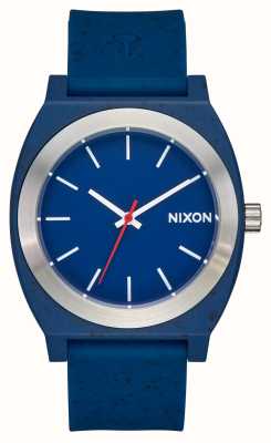 Nixon Счетчик времени опп | синий циферблат | синий силиконовый ремешок A1361-5138-00