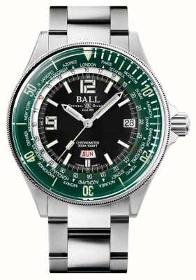Ball Watch Company Engineer master ii diver worldtime (42 мм) зеленый циферблат из нержавеющей стали DG2232A-SC-GRBK