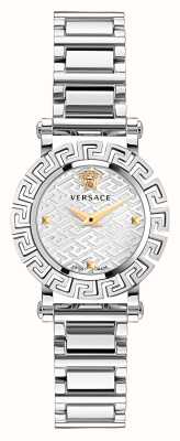 Versace Греческий глэм | серебряный циферблат | браслет из нержавеющей стали VE2Q00322