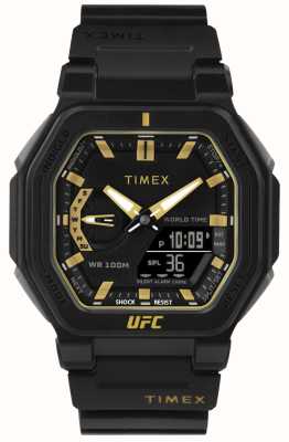 Timex X UFC Colossus черный циферблат / черная смола TW2V55300