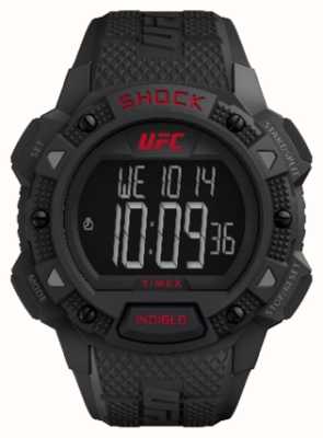 Timex x UFC Core shock цифровой / черная резина TW4B27400