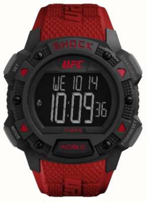 Timex x UFC Core shock цифровой / красная резина TW4B27600