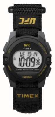 Timex X ufc соперничество цифровой / черная ткань TW4B27700