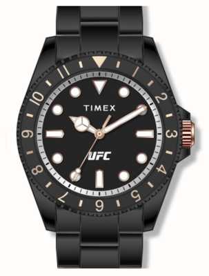 Timex X UFC дебют черный циферблат / нержавеющая сталь с черным покрытием TW2V56800