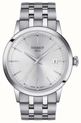 Tissot Мужская классическая мечта | серебряный циферблат | браслет из нержавеющей стали T1294101103100