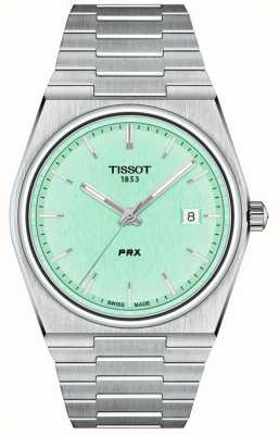 Tissot кварц Prx 40 мм | зеленый циферблат | браслет из нержавеющей стали T1374101109101