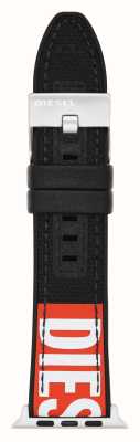 Diesel Ремешок Apple Watch (42/44/45 мм) черный нейлон DSS0005