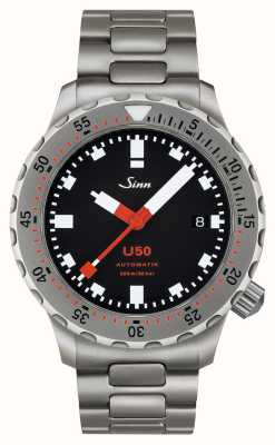 Sinn U50 | дайверские часы с дробеструйным браслетом 1050.010 BRACELET