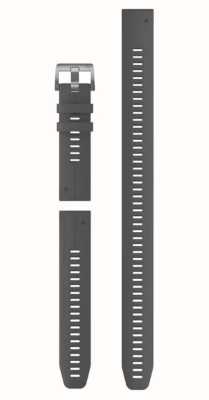 Garmin Только ремешок для часов Quickfit® 22 - темно-серый силикон (набор для дайвинга из 3 предметов) 010-13113-00
