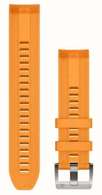 Garmin Только ремешок для часов Quickfit® 22 marq — ярко-оранжевый силиконовый ремешок 010-13225-04