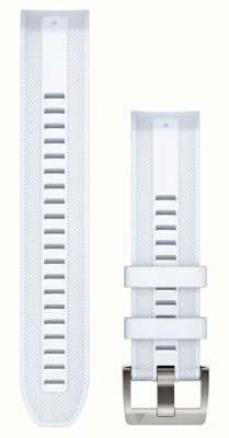 Garmin Только ремешок для часов Quickfit® 22 marq — силиконовый ремешок из белого камня 010-13225-06