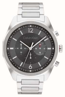 Calvin Klein Мужская сила | серый циферблат хронографа | браслет из нержавеющей стали 25200264