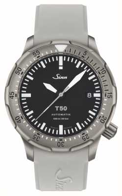Sinn Часы для дайвинга T50 из титана (защитный безель), серый силикон 1052.010