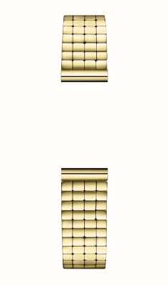 Herbelin Сменный браслет для часов Antarès - кубическое звено из стали с золотым напылением - только ремешок BRAC17444P