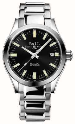 Ball Watch Company Ball Engineer m marvelight (40 мм) мужской браслет из нержавеющей стали с черным циферблатом NM9032C-S1CJ-BK