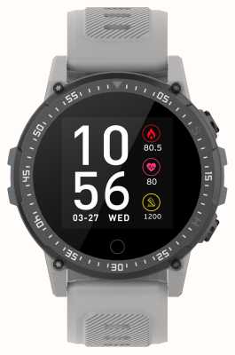 Reflex Active Спортивные многофункциональные умные часы Series 05 (46 мм), цифровой циферблат / серый силикон RA05-2130
