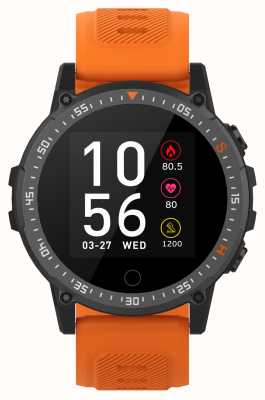 Reflex Active Спортивные многофункциональные умные часы Series 05 (46 мм), цифровой циферблат / оранжевый силикон RA05-2132