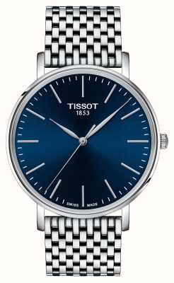 Tissot Everytime кварцевый джентльмен | синий циферблат | нержавеющая сталь T1434101104100