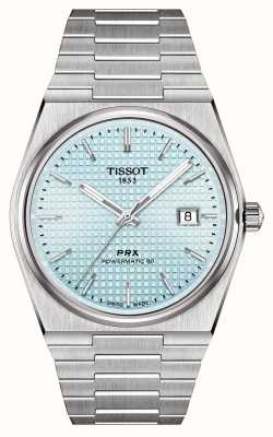Tissot Мужские часы prx ice blue powermatic 80 40mm case T1374071135100