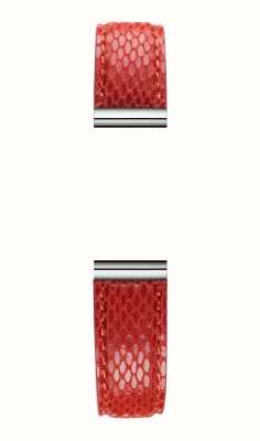 Herbelin Сменный ремешок для часов Antarès - красная кожа с текстурой гадюки / нержавеющая сталь - только ремешок BRAC17048A115