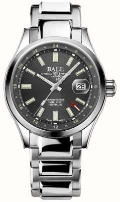 Ball Watch Company Engineer iii выносливость 1917 GMT (41 мм), серый циферблат/браслет из нержавеющей стали (классика) GM9100C-S2C-GY