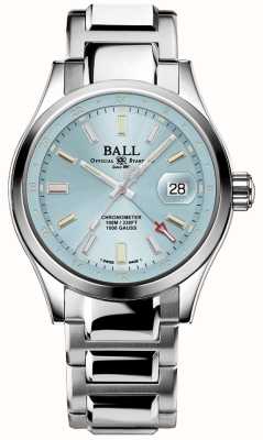 Ball Watch Company Engineer iii выносливость 1917 GMT (41 мм), циферблат ледяного синего цвета, браслет из нержавеющей стали (радуга) GM9100C-S2C-IBER