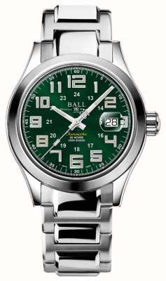 Ball Watch Company Инженер м пионер | 40 мм | ограниченное издание | зеленый циферблат | браслет из нержавеющей стали | радужные трубки NM9032C-S2C-GR2