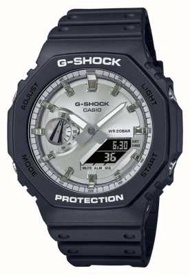Casio Серебряный восьмиугольный циферблат G-Shock ga-2100 GA-2100SB-1AER