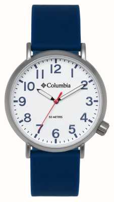 Columbia Кварцевый белый циферблат Trailbanks / синий силикон CSS16-007