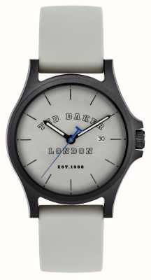 Ted Baker Мужские часы цвета ирби серый циферблат серый силиконовый ремешок BKPIRS303