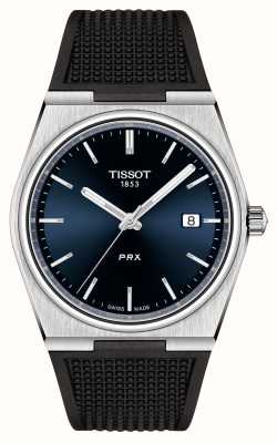 Tissot Prx кварц (40 мм) синий циферблат / черный каучук T1374101704100