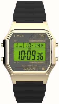 Цифровой циферблат Timex 80 / черный полимерный ремешок TW2V41000