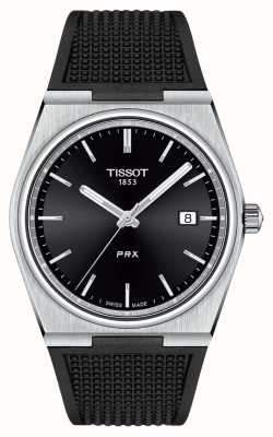 Tissot Prx кварц (40 мм) черный циферблат/черный силиконовый ремешок T1374101705100