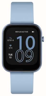Reflex Active Многофункциональные умные часы Series 12 (38 мм), цифровой циферблат / синий джинсовый силикон RA12-2153