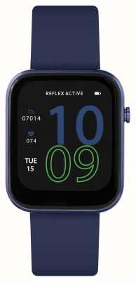 Reflex Active Многофункциональные умные часы Series 12 (38 мм), цифровой циферблат / темно-синий силикон RA12-2154
