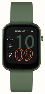Reflex Active Многофункциональные умные часы Series 12 (38 мм), цифровой циферблат / силикон зеленого цвета RA12-2156