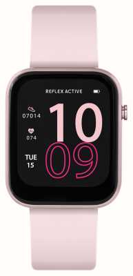 Reflex Active Многофункциональные умные часы Series 12 (38 мм), цифровой циферблат / корпус из розового силикона RA12-2157