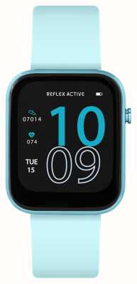 Reflex Active Многофункциональные умные часы Series 12 (38 мм), цифровой циферблат / небесно-голубой силикон RA12-2159