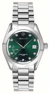 GANT Зеленый циферблат из кристаллов Castine (35 мм) / нержавеющая сталь G176003