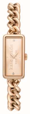 Kate Spade Циферблат из розового золота Rosedale/браслет из нержавеющей стали с цепочкой оттенка розового золота KSW1810