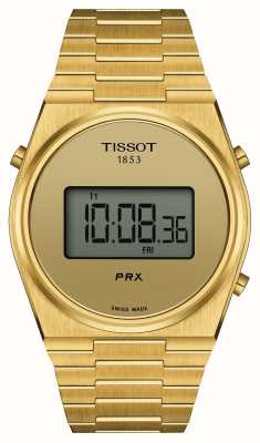 Tissot Цифровой циферблат Prx digital (40 мм)/браслет из нержавеющей стали золотистого цвета T1374633302000