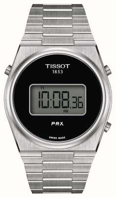 Tissot Prx digital (40 мм) черный цифровой циферблат/браслет из нержавеющей стали T1374631105000