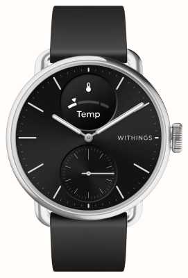 Withings Scanwatch 2 — гибридные умные часы с электрокардиограммой (38 мм) черный гибридный циферблат/черный силикон HWA10-MODEL 1-ALL-INT