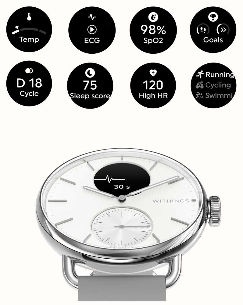 Withings Scanwatch 2 — гибридные умные часы с HWA10-MODEL 2-ALL-INT ...