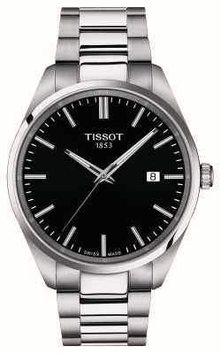Tissot Мужские pr 100 (40 мм) черный циферблат/браслет из нержавеющей стали T1504101105100