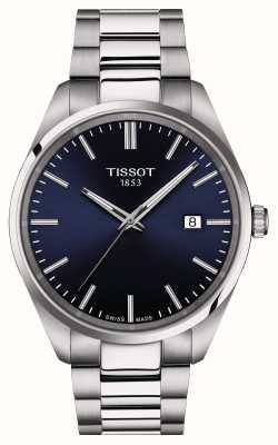 Tissot Мужские pr 100 (40 мм) синий циферблат/браслет из нержавеющей стали T1504101104100