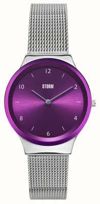 STORM Zadie Purple (33 мм) фиолетовый циферблат/сетка из нержавеющей стали 47528/P