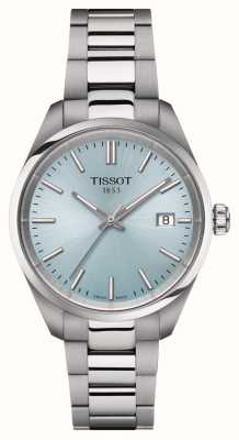 Tissot Pr 100 (34 мм) синий циферблат/браслет из нержавеющей стали T1502101135100