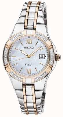 Seiko Женские наручные часы солнечные | ремешок из нержавеющей стали | SUT068P9
